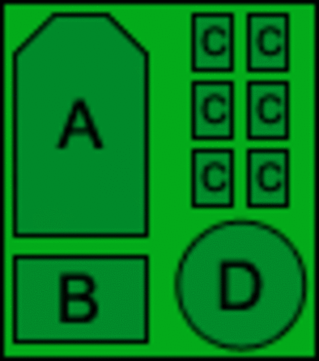 PCB mixed multiplier panel - exemplary